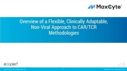 Cover slide of Overview of a Flexible, Clinically Adaptable, Non-viral Approaches to CAR TCR Methodologies