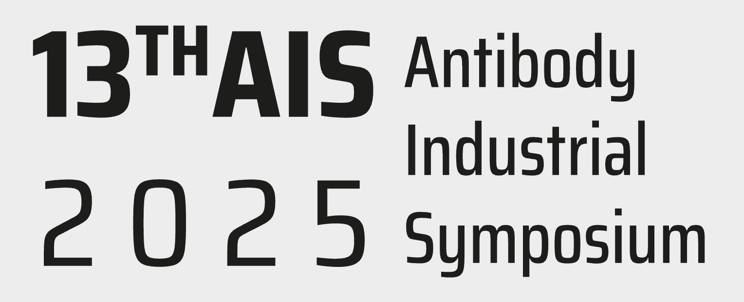 Text logo for the 13th AIS (Antibody Industrial Symposium) 2025