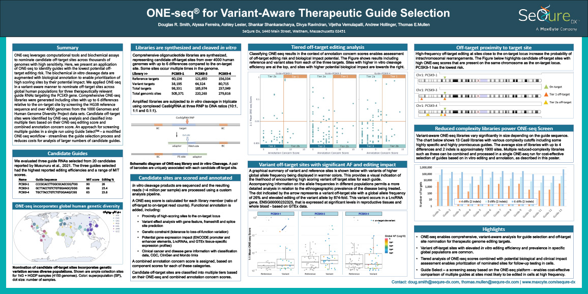 Image of pdf for ONE-seq for Variant-Aware Therapeutic Guide Selection poster