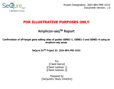 Cover image of Amplicon-seq Example Report linked pdf