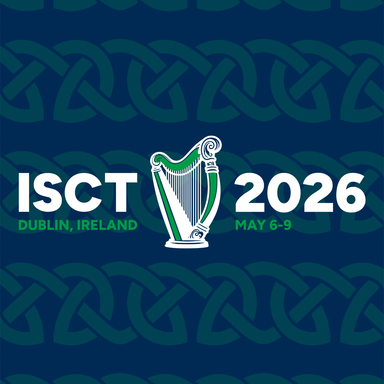 Decorative banner with ISCT 2026 logo