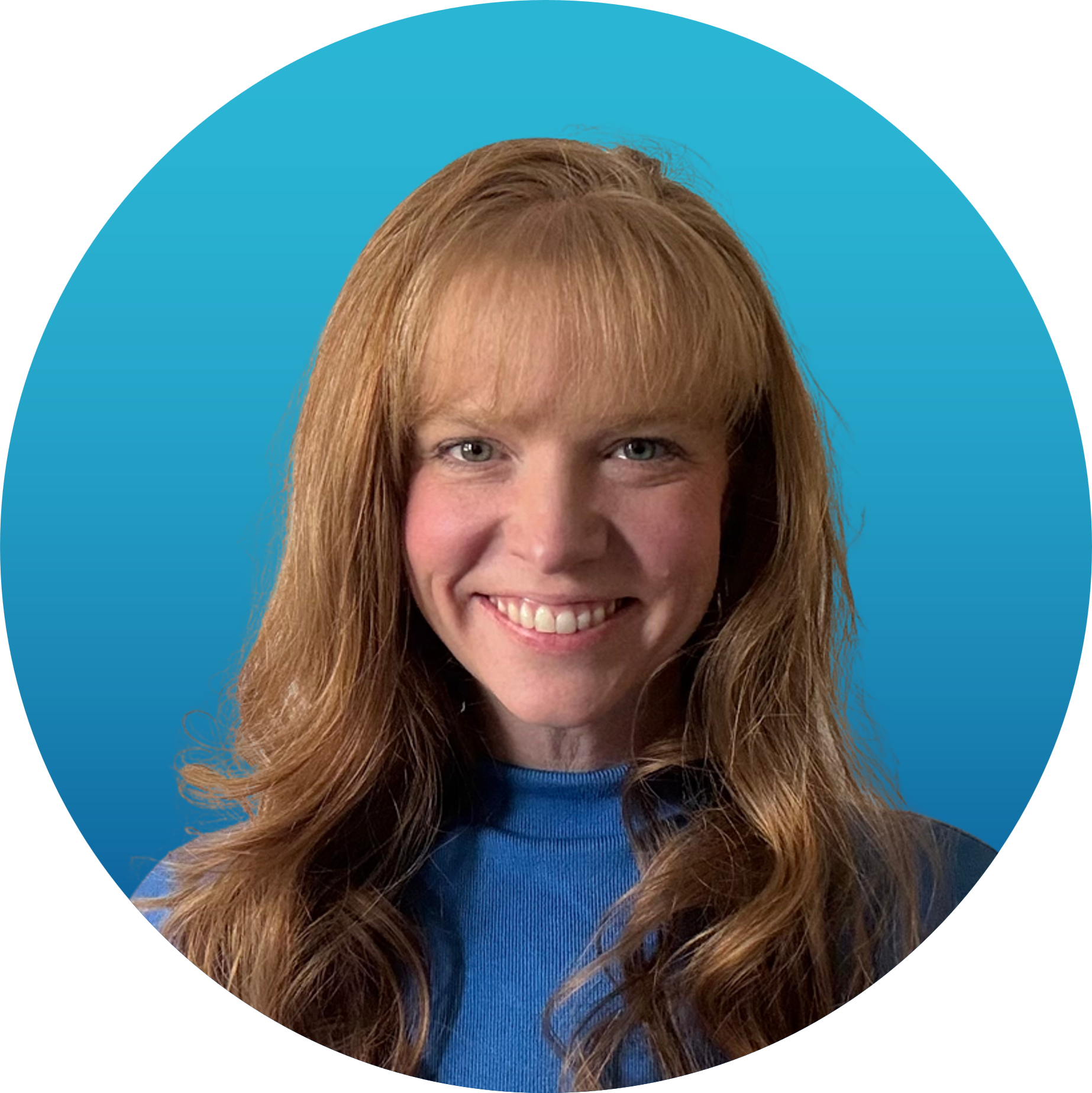 Photo of Sarah Schuett, Business Development Manager, in a circle shape.